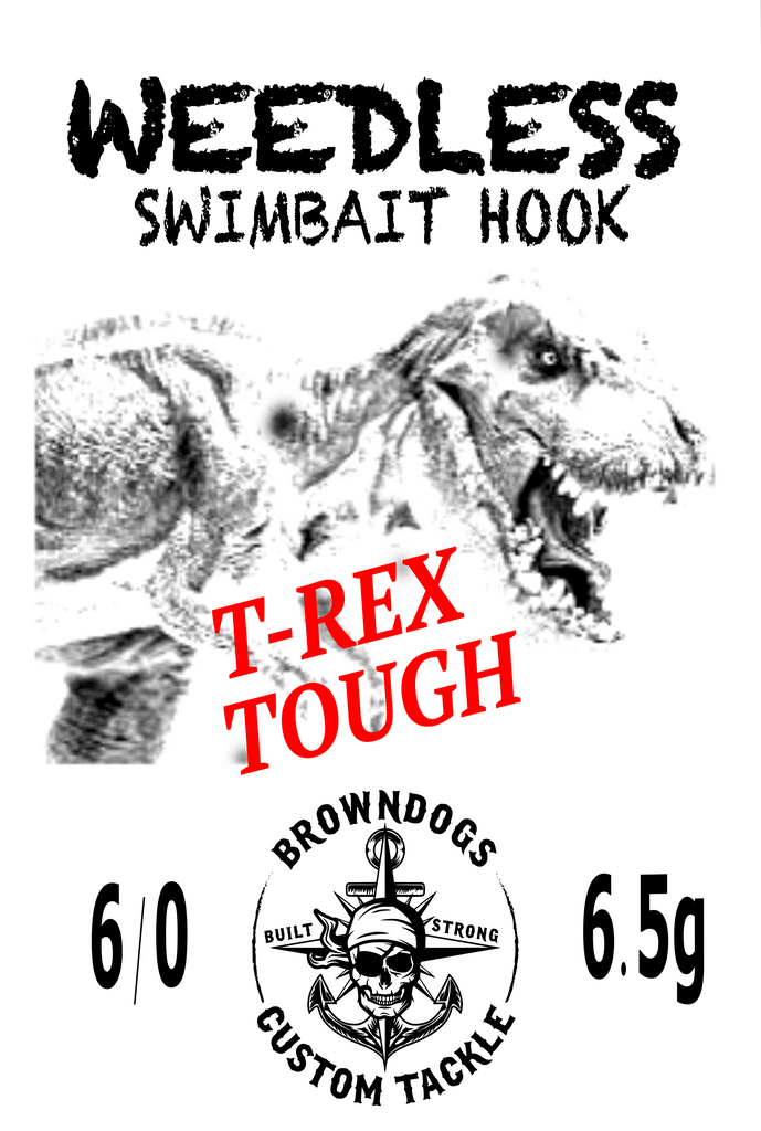 Weedless hooks (weighted) – Browndog's CustomTackle
